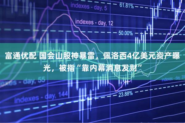 富通优配 国会山股神暴雷，佩洛西4亿美元资产曝光，被指“靠内幕消息发财”